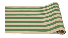 Load image into Gallery viewer, Kraft Green Classic Stripe Runner
