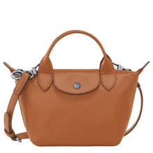 Load image into Gallery viewer, Longchamp Le Pliage Xtra Top Handle Handbag - X-Small in the color Cashew
