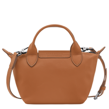 Load image into Gallery viewer, Longchamp Le Pliage Xtra Top Handle Handbag - X-Small in the color Cashew back view
