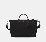 Longchamp Boxford Travel Bag Large in black with black leather accents