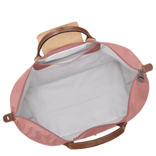 Load image into Gallery viewer, Longchamp Le Pliage Original Large Travel Bag in soft Pink tea with white interior 
