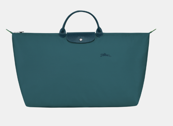 Longchamp Le Pliage Green/Recycled Canvas Travel Bag - X-Large - Peacock