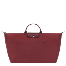 Load image into Gallery viewer, Longchamp Le Pliage Green X-Large Canvas Travel Bag Pomegranate
