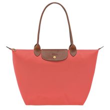 Load image into Gallery viewer, Longchamp Le Pliage Original Large Shoulder Tote Bag in the color strawberry
