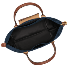 Load image into Gallery viewer, Le Pliage Original Large Shoulder Tote Bag open showing black interior 
