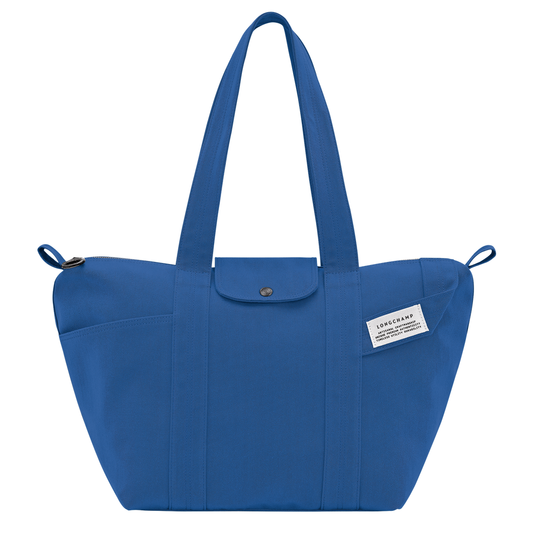 Longchamp Le Pliage Work Shoulder Tote in the color Atlantic blue