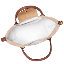 Load image into Gallery viewer, Longchamp Le Pliage Original Medium Shoulder Bag - Paper open showing white interior 
