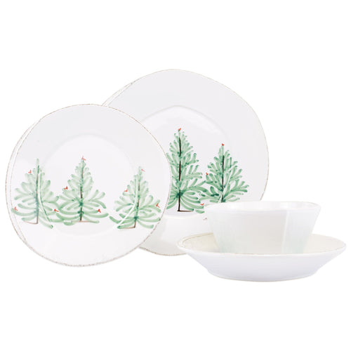 Lastra Holiday Four-Piece Place Setting
dinnerplate, salad plate, pasta bowl, cereal bowl