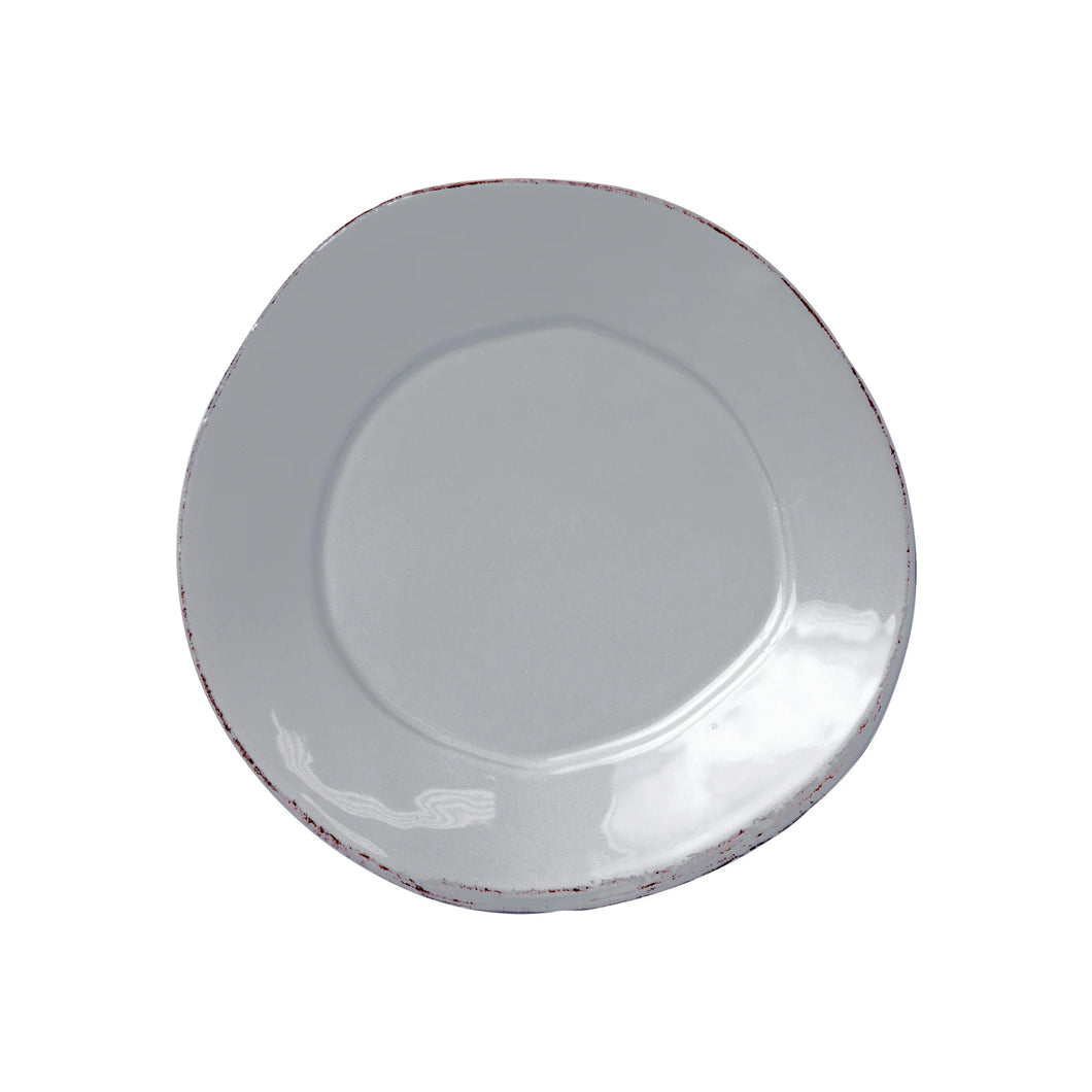 Vietri Lastra Salad Plate - Gray