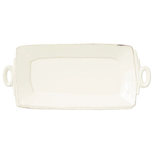 Vietri Lastra Handled Rectangular Platter
