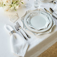Load image into Gallery viewer, Juliska Berry Scallop Napkin next to a berry and thread place setting

