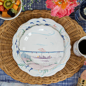 Juliska Oval Placemat Braided Basket Natural - FINAL SALE