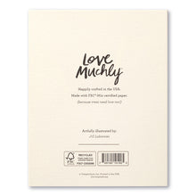 Load image into Gallery viewer, back of a love muchly card
