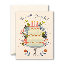 Load image into Gallery viewer, This Calls for Cake Birthday Card
