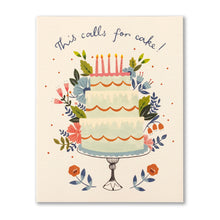 Load image into Gallery viewer, This Calls for Cake Birthday Card
