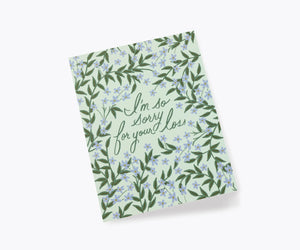 Rifle Paper Laurel Sympathy Card