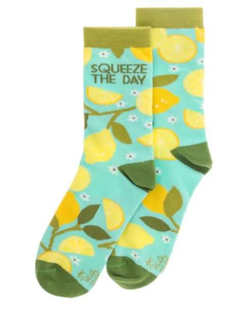 Lemon Tree Crew Socks