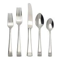Lenox Kate Spade Federal Platinum Flatware - 5 Piece Place Setting