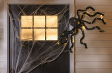 Load image into Gallery viewer, Light-up Halloween Spider on the side of a door
