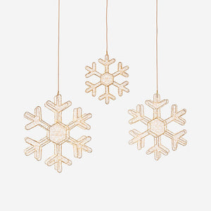 Lighted Snowflakes Home Decor Ornament