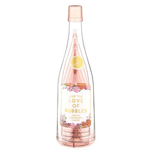 Load image into Gallery viewer, Acrylic Champagne Bottle Set - 5 Stackable Glasses - Love of Bubbles
