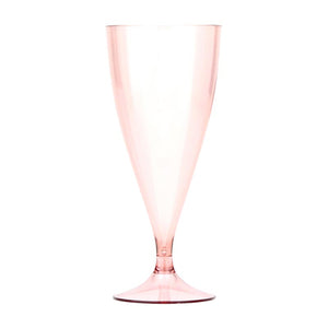 Acrylic Champagne Bottle Set - 5 Stackable Glasses - Love of Bubbles