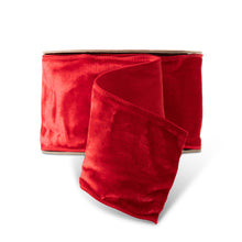 Load image into Gallery viewer, Park Hill Collection Lush Velvet Ribbon, Red - By the Yard
