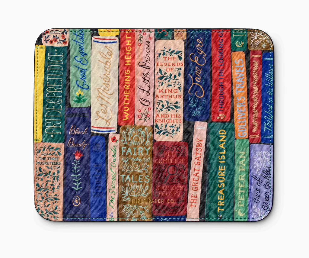 Rifle Paper Bookshelf Mouse Pad