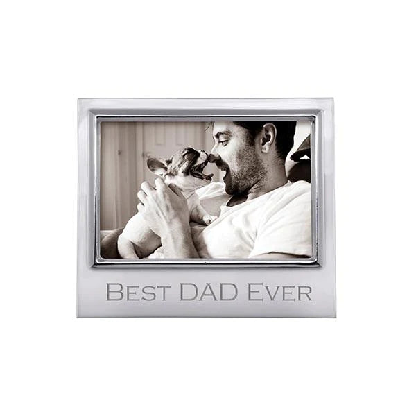 Mariposa Best Dad Ever Signature Statement Frame - 4”x6”