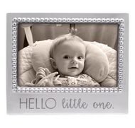 Mariposa Beaded 4x6 Frame - Hello Little One