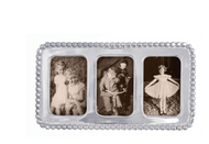Mariposa Beaded Three Image 2x3 Collage Frame