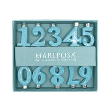 Load image into Gallery viewer, Mariposa Colorful Candle Number Holder Set
