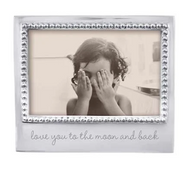 Mariposa Love You To The Moon Beaded 4x6 Frame