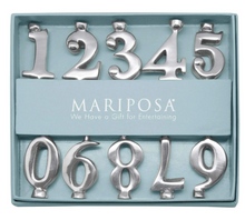 Load image into Gallery viewer, Mariposa Number Candle Holder Set
