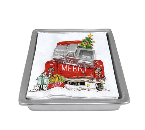 Mariposa Pickup Truck Signature Napkin Box Set