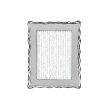 Load image into Gallery viewer, silver frame with wavy border 
