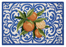 Load image into Gallery viewer, Mediterranean Oranges Hook Rug
