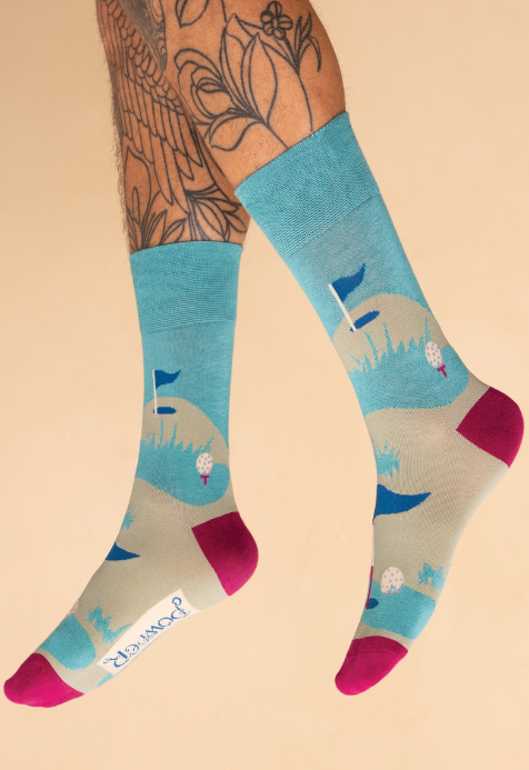 Men's Hole in One Socks - Ice