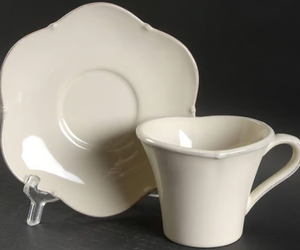 Meridian Tea Saucer - White - FINAL SALE