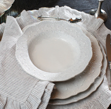 Load image into Gallery viewer, Merletto White Pasta/Soup Bowl - FINAL SALE
