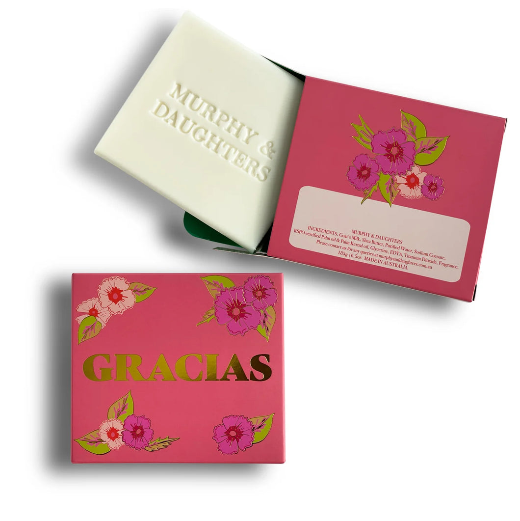 Message on a Soap - GRACIAS - Frangipani