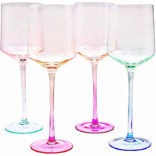 Load image into Gallery viewer, Mezclada Wine Glass multi color wine glasses
