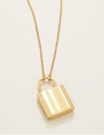 Mini Padlock Locket Necklace 18
