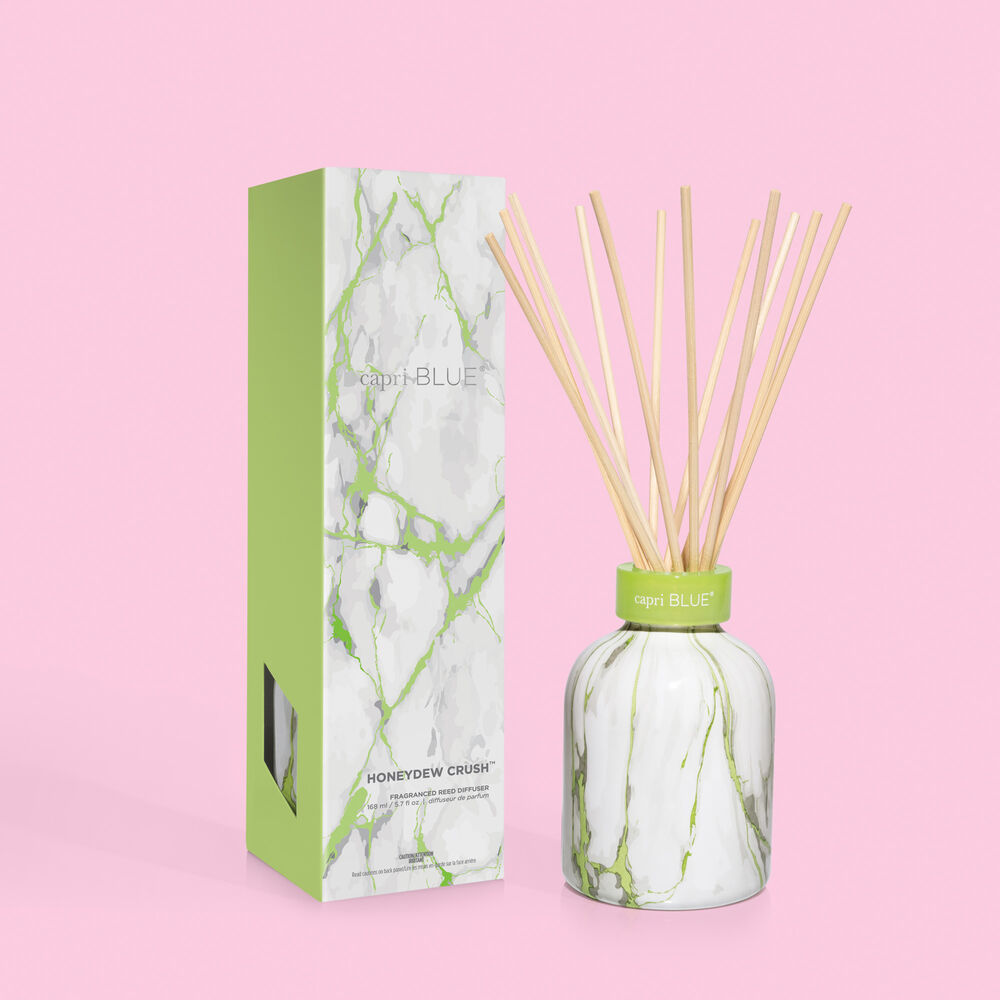 Modern Marble Petite Reed Diffuser, 5.7 fl oz - Honeydew Crush