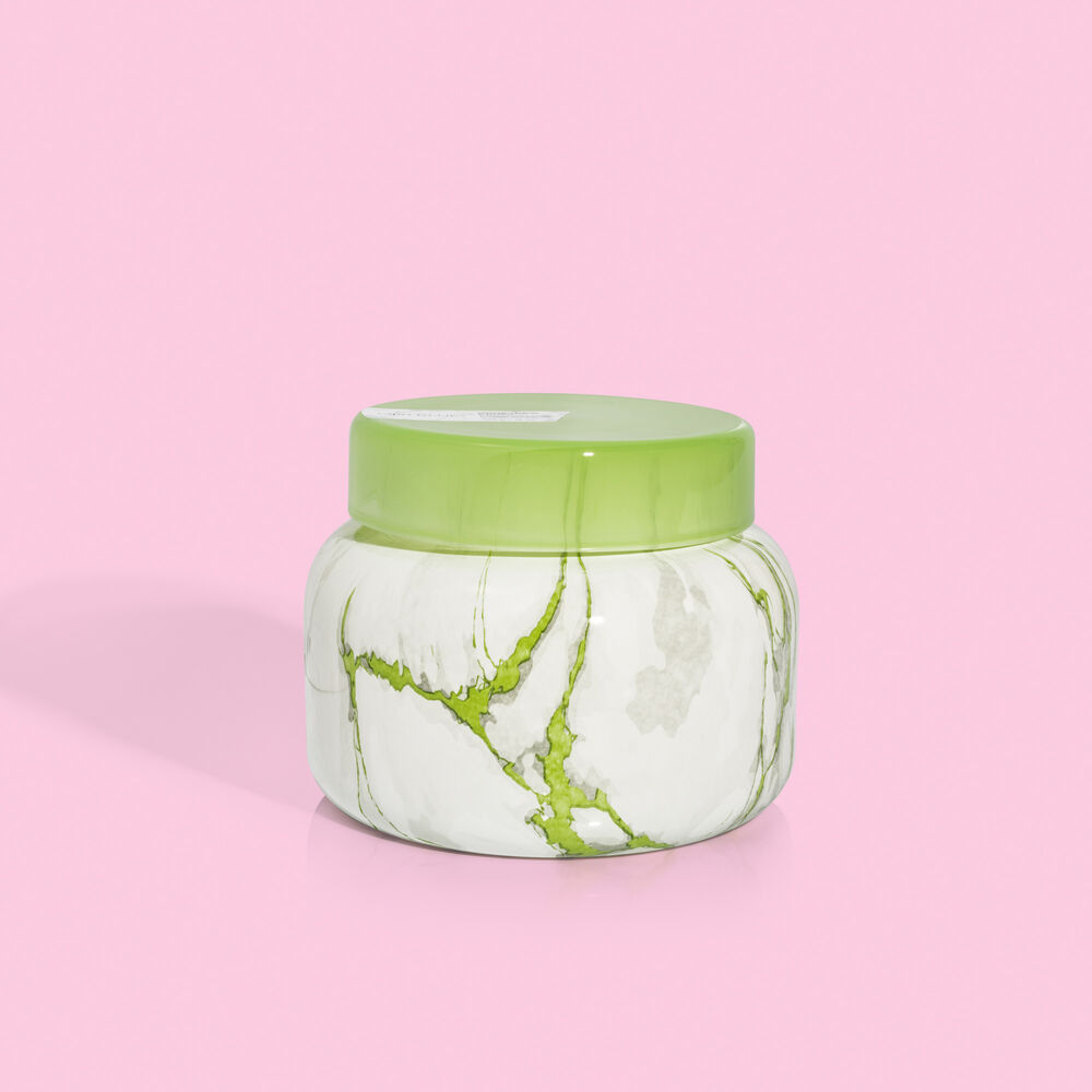 Honeydew Crush Modern Marble Jar Candle, 19oz