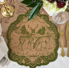 Load image into Gallery viewer, Moss Fable Fauna Placemats
