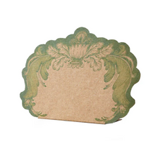 Load image into Gallery viewer, Moss Fable Toile Place Card
