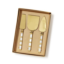 Load image into Gallery viewer, Mother of Pearl Cheese Knives - Set of 3
