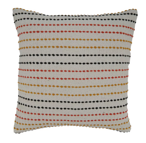 Multi Stripe Woven Pillow - 20x20