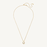 Dean Davidson Mini Ipanema Gold Pendant - Iridescent Pearl stone